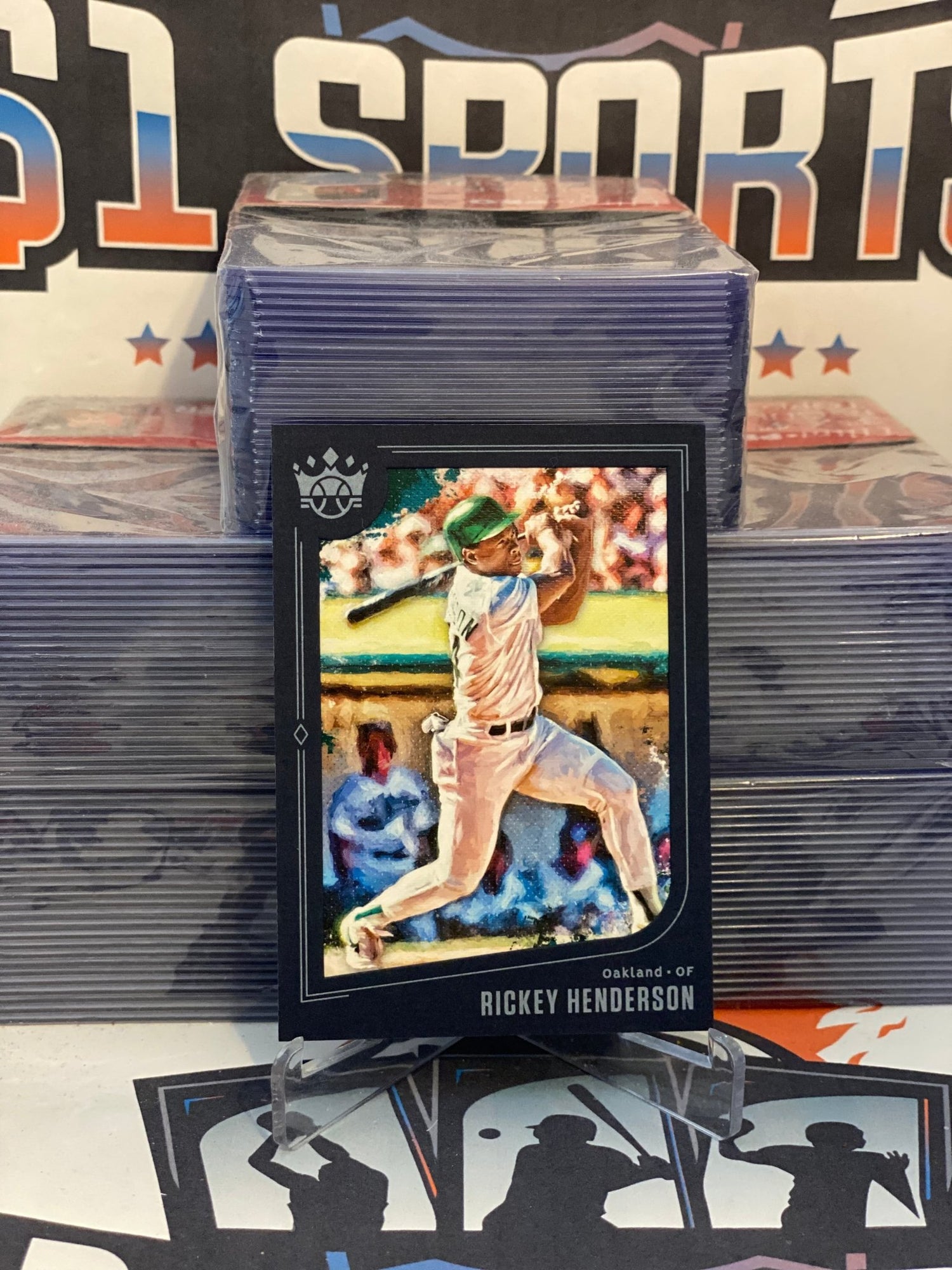 2019 Panini Diamond Kings Rickey Henderson #85
