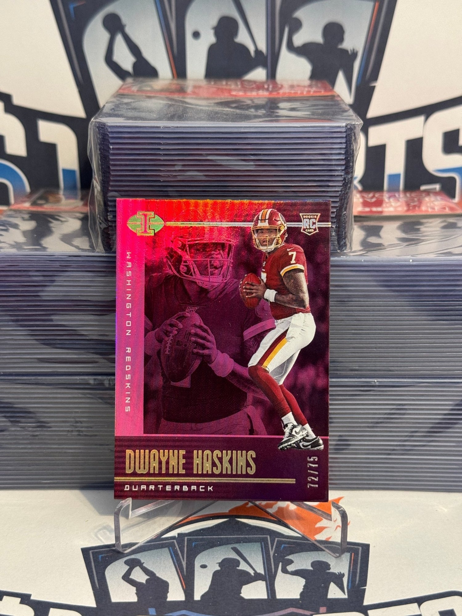 2019 Panini Illusions (Pink 72/75) Dwyane Haskins Rookie #3