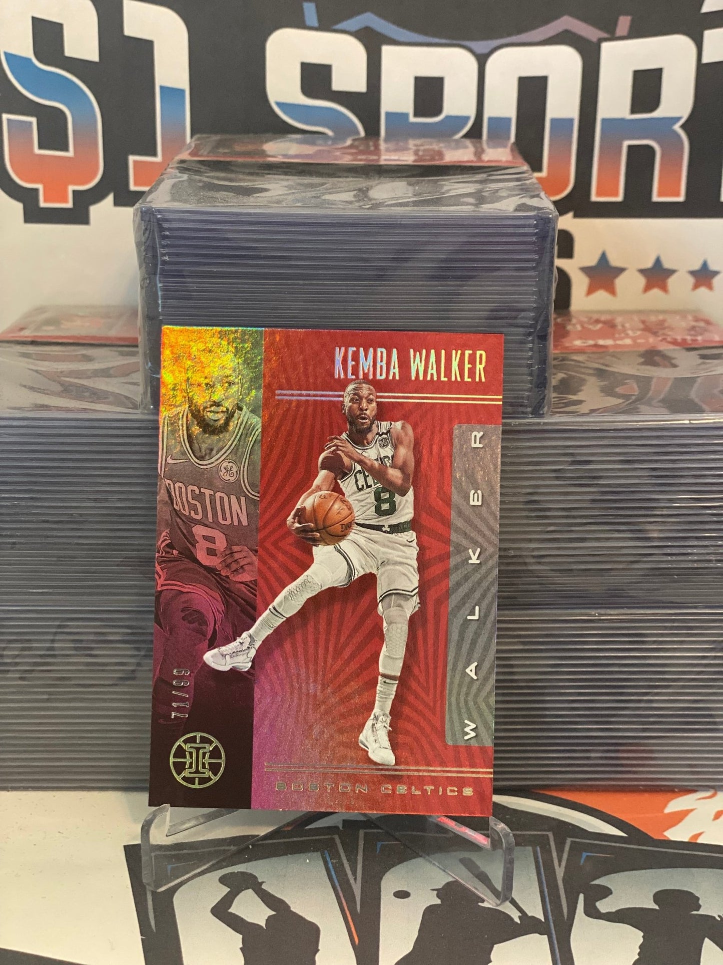 2019 Panini Illusions (Red 71/99) Kemba Walker #111