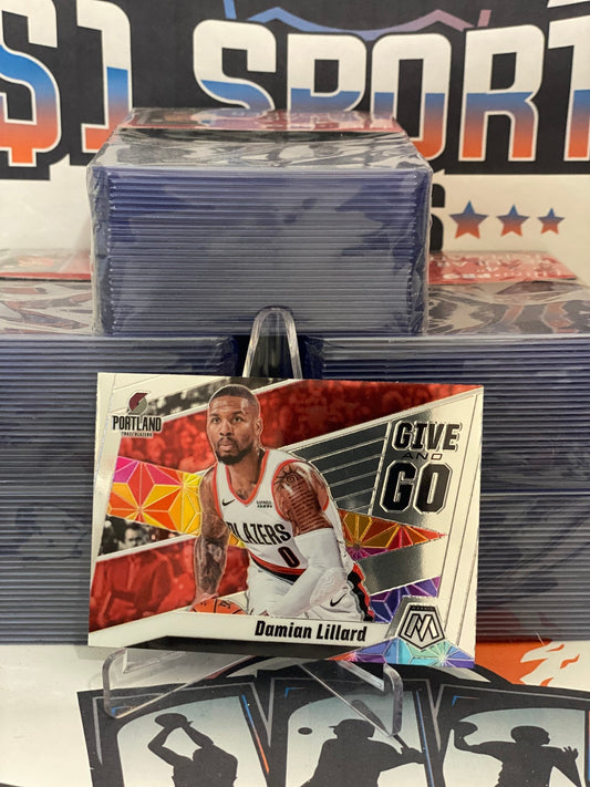 2019 Panini Mosaic (Give and Go) Damian Lillard #7