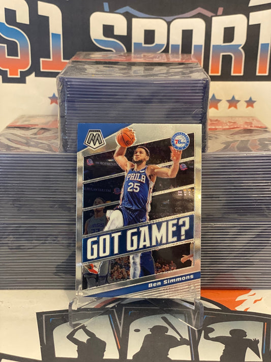 2019 Panini Mosaic (Got Game?) Ben Simmons #1
