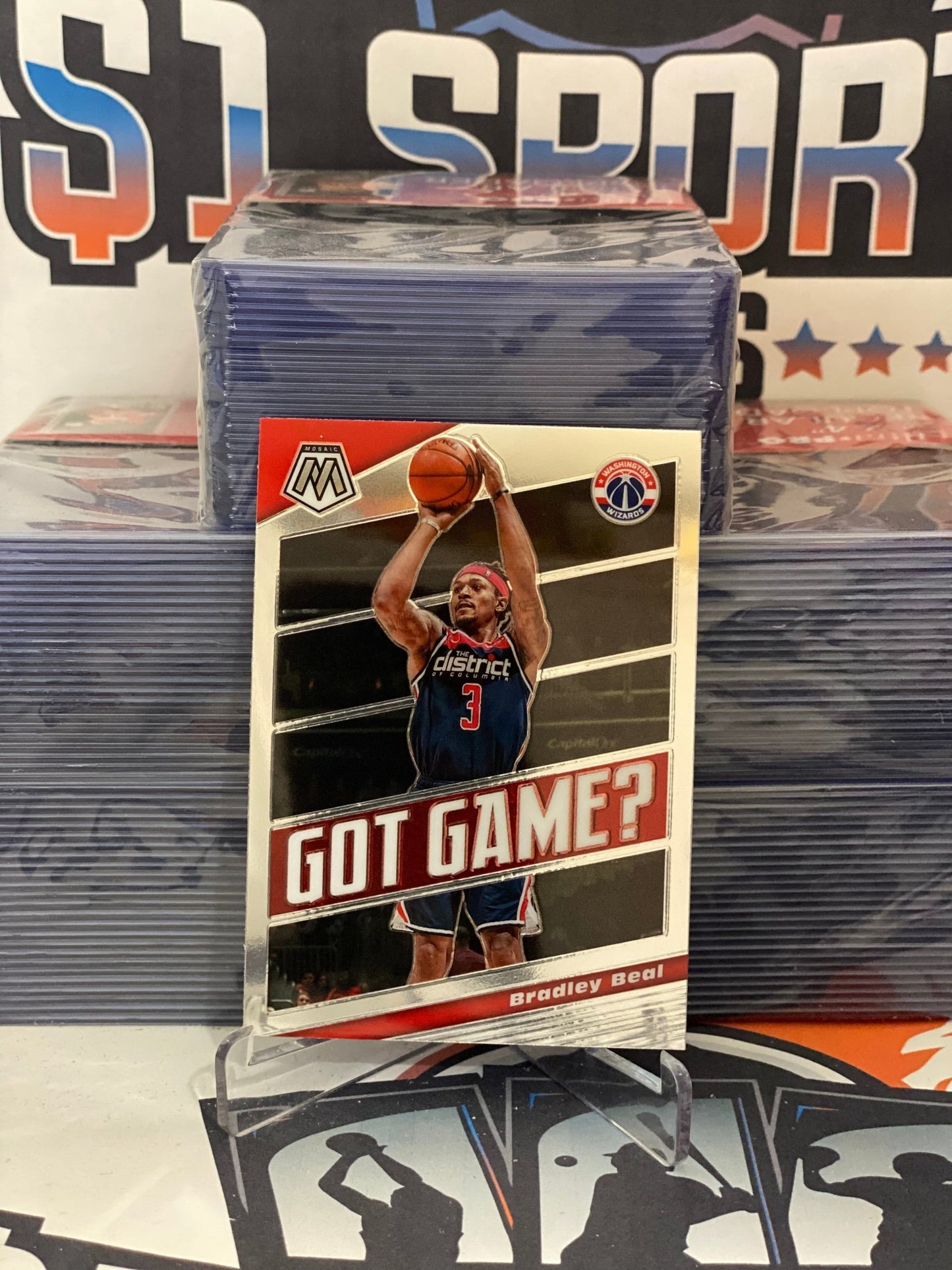 2019 Panini Mosaic (Got Game?) Bradley Beal #10