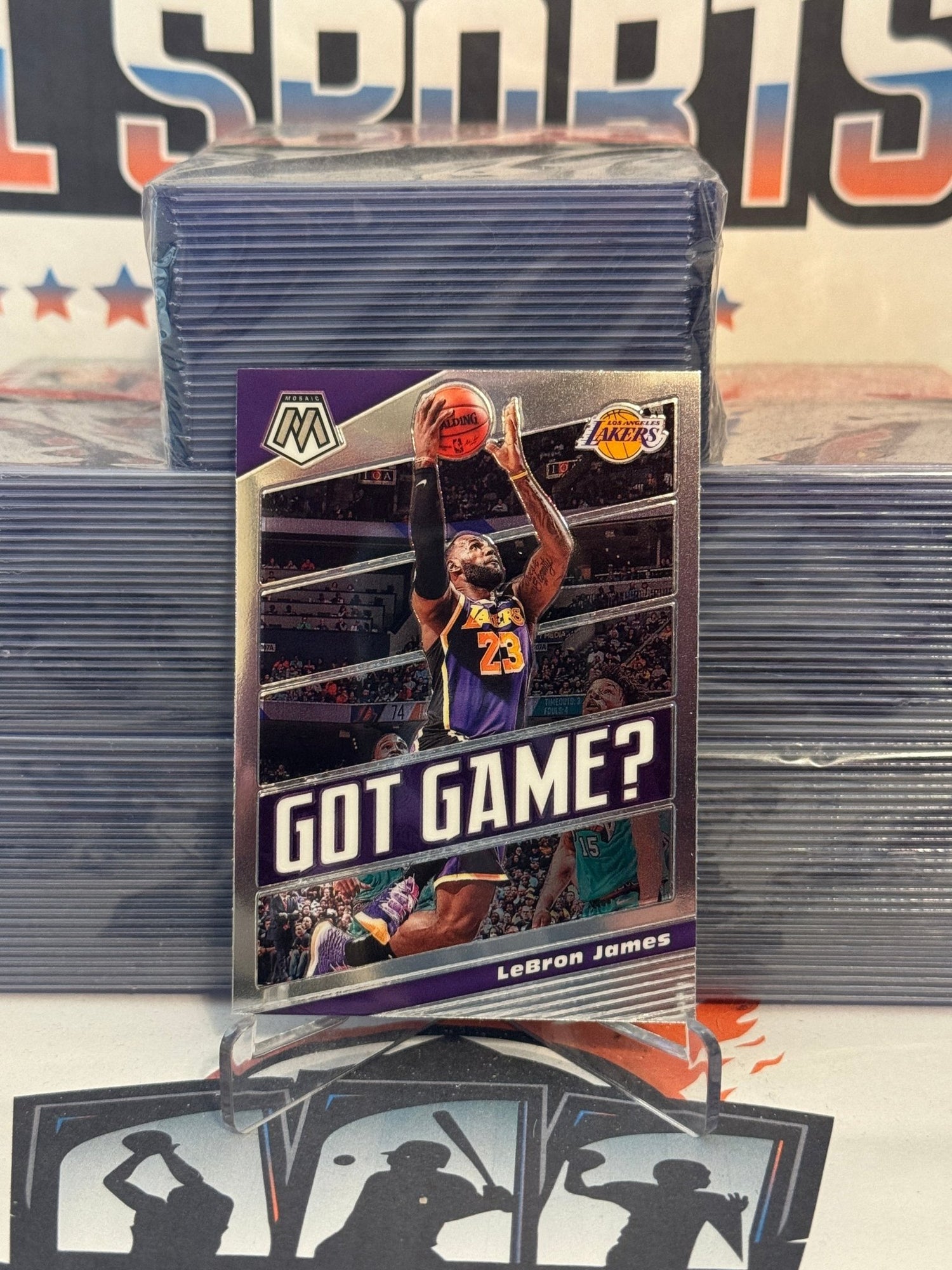 2019 Panini Mosaic (Got Game?) LeBron James #7