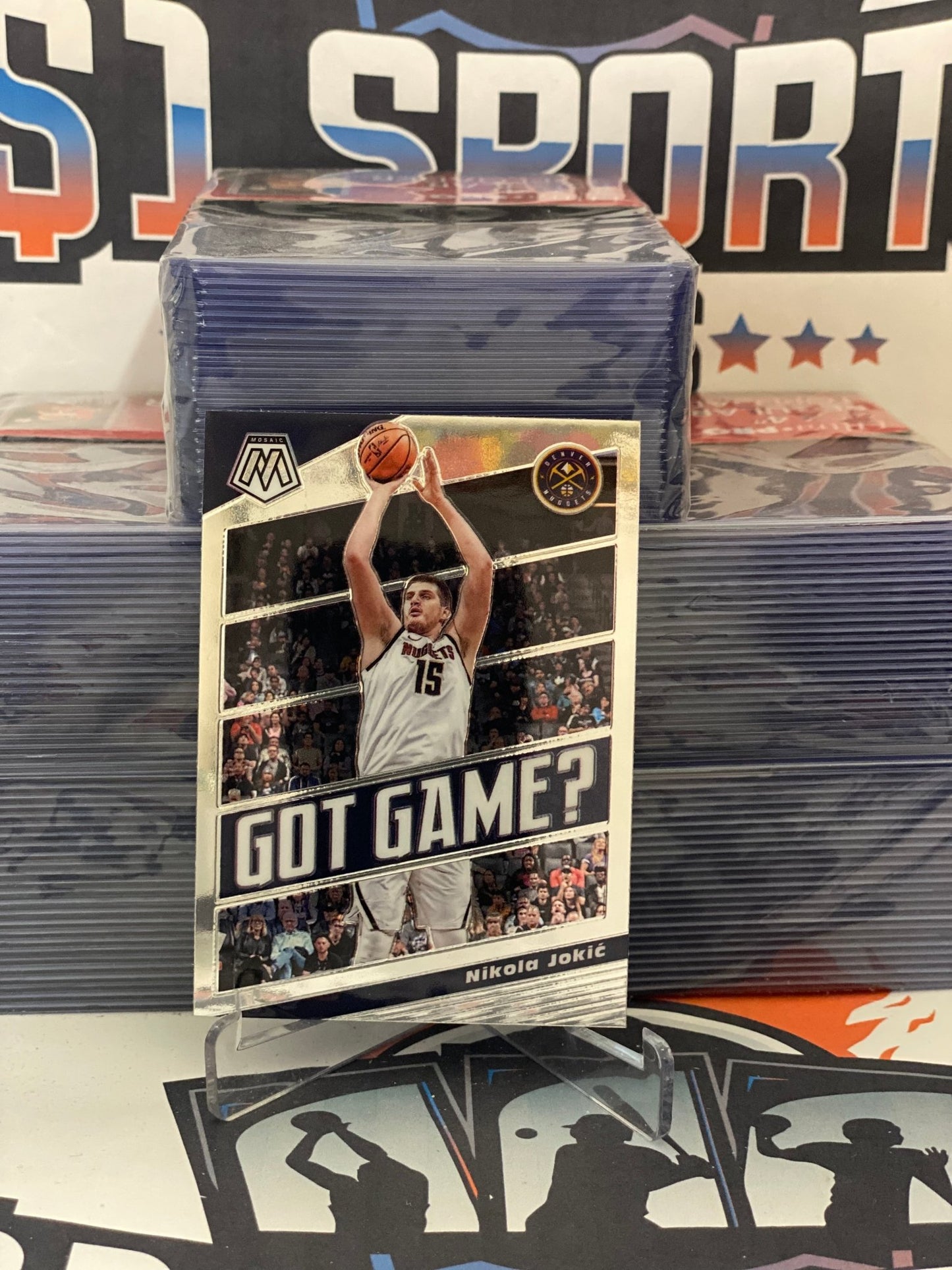 2019 Panini Mosaic (Got Game?) Nikola Jokic #19