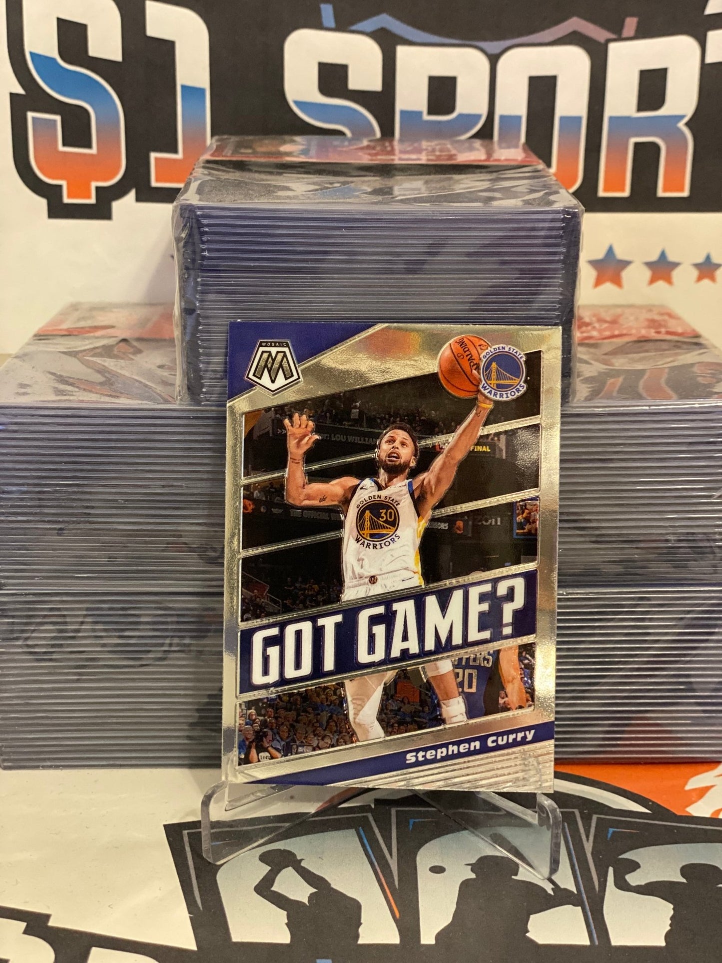 2019 Panini Mosaic (Got Game?) Stephen Curry #9