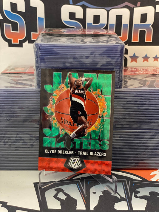 2019 Panini Mosaic (Green Prizm, Jam Masters) Clyde Drexler #4