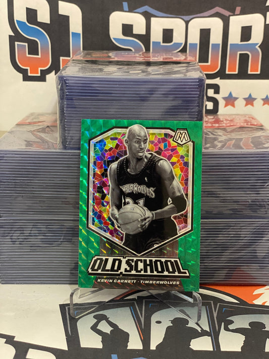 2019 Panini Mosaic (Green Prizm, Old School) Kevin Garnett #12