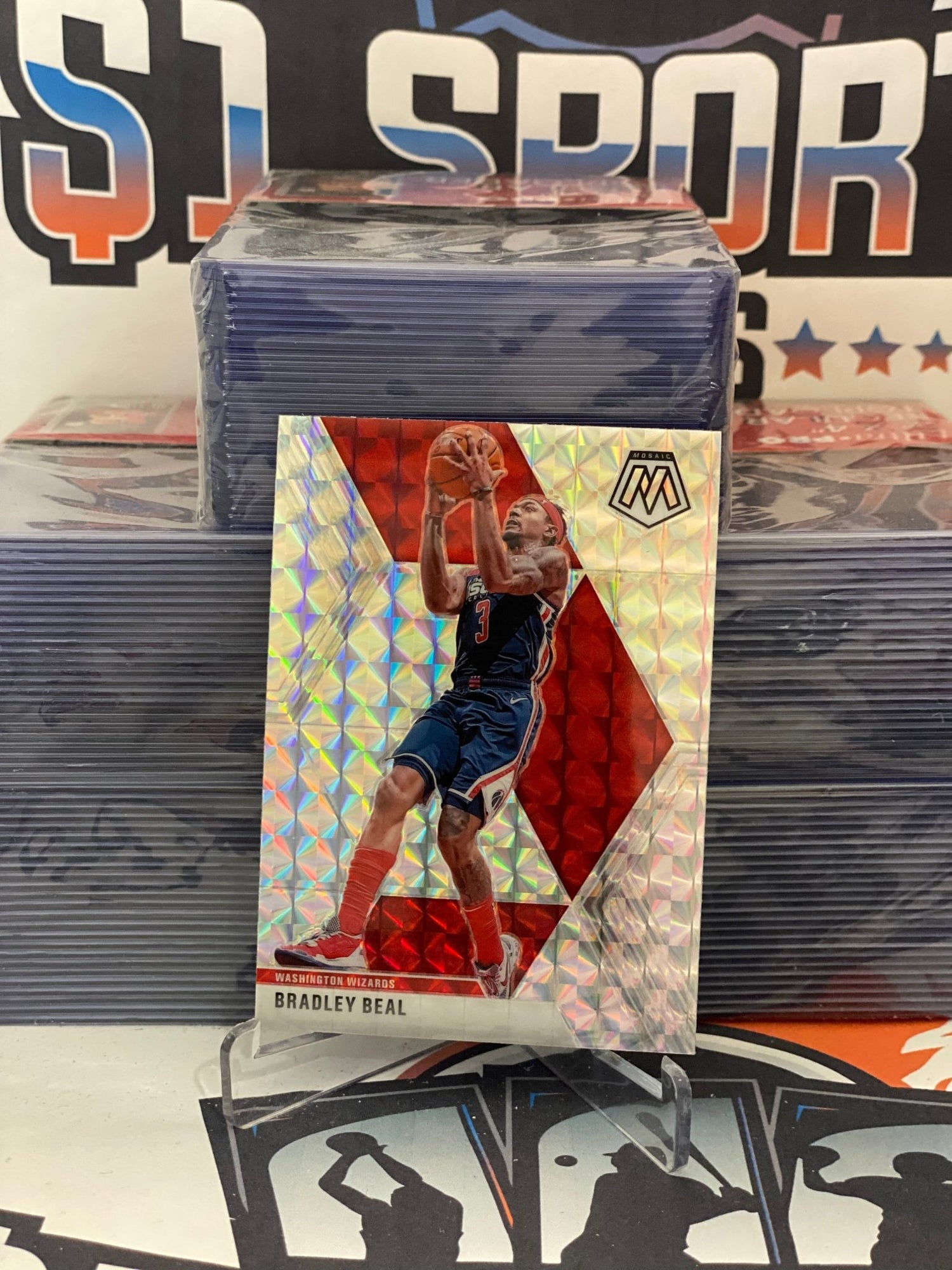 2019 Panini Mosaic (Mosaic Prizm) Bradley Beal #132