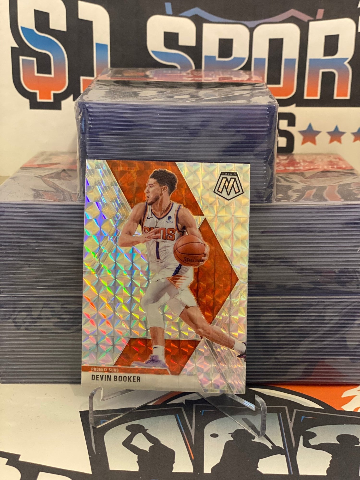 2019 Panini Mosaic (Mosaic Prizm) Devin Booker #128
