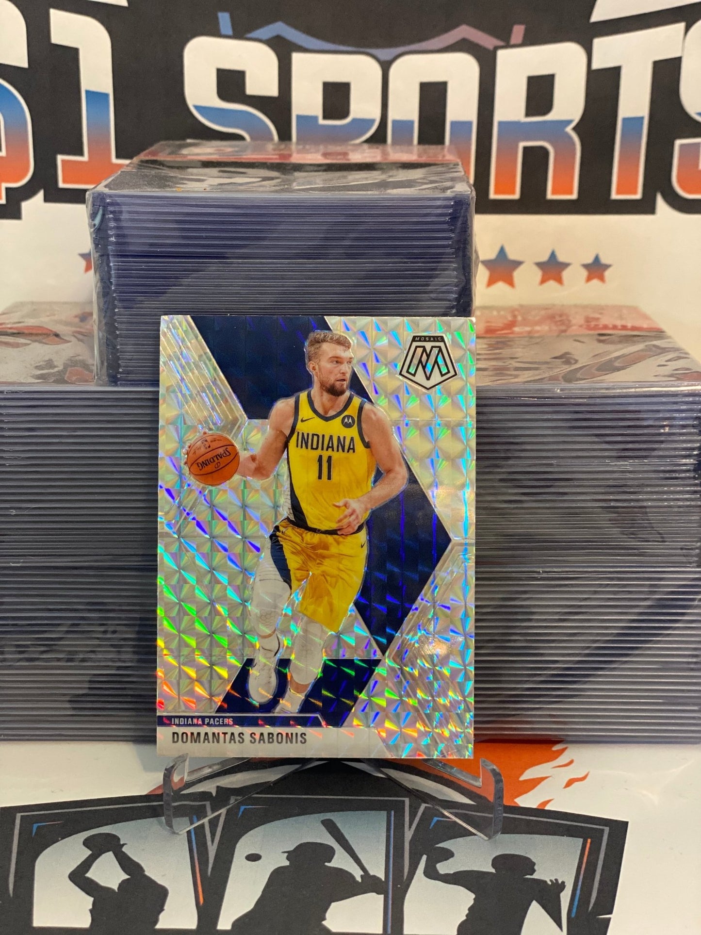 2019 Panini Mosaic (Mosaic Prizm) Domantas Sabonis #155