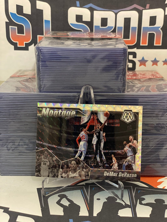 2019 Panini Mosaic (Mosaic Prizm, Montage) DeMar DeRozan #3