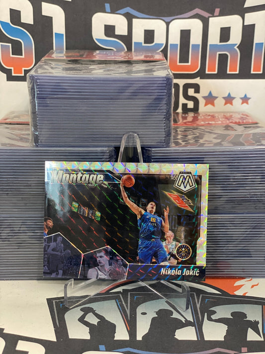 2019 Panini Mosaic (Mosaic Prizm, Montage) Nikola Jokic #30