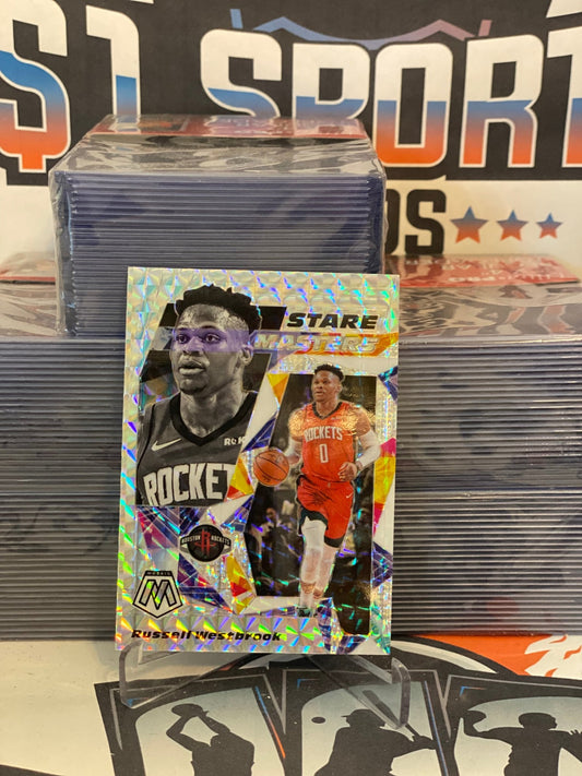 2019 Panini Mosaic (Mosaic Prizm, Stare Masters) Russell Westbrook #1
