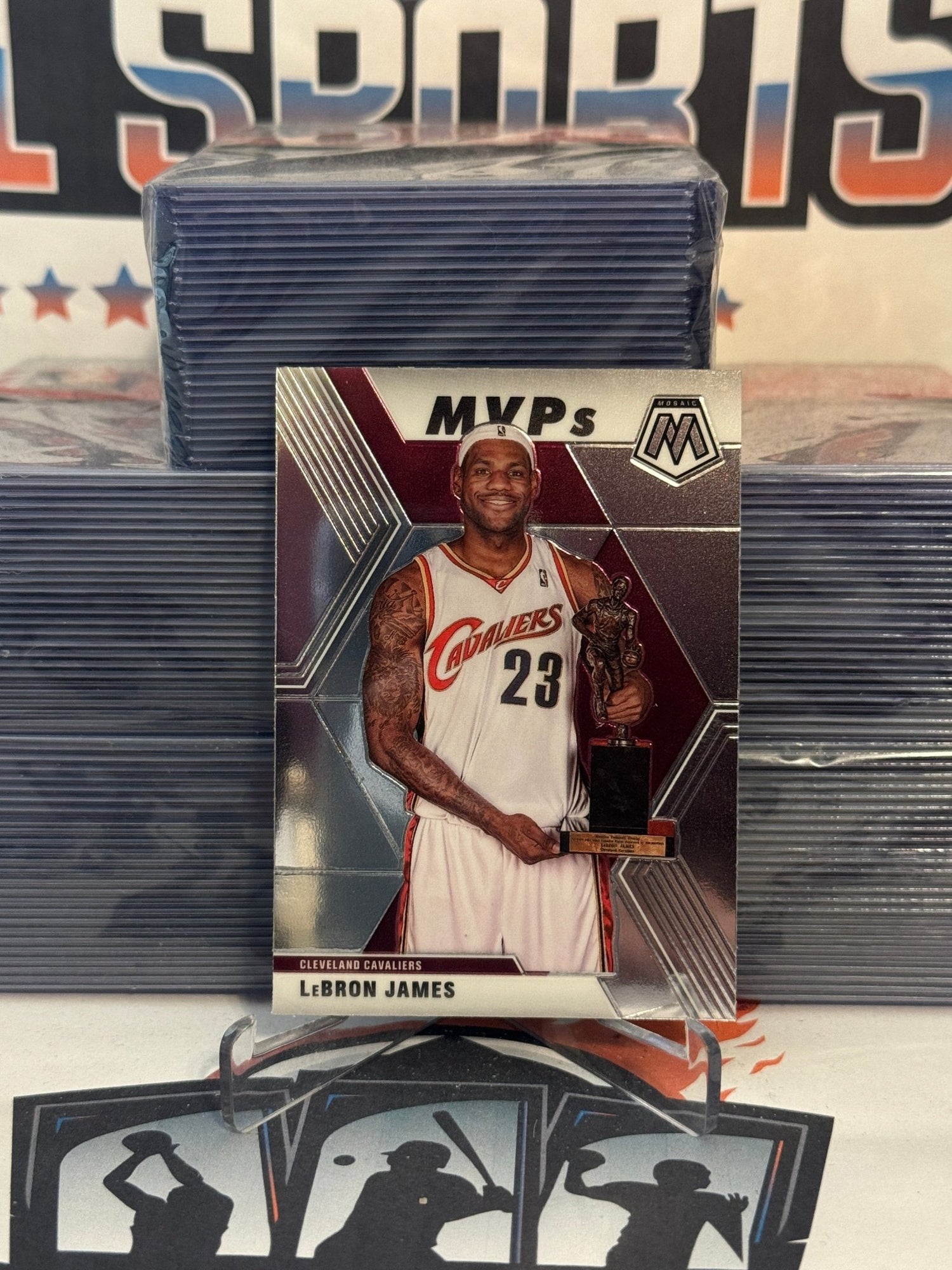 2019 Panini Mosaic (MVPs) LeBron James #298