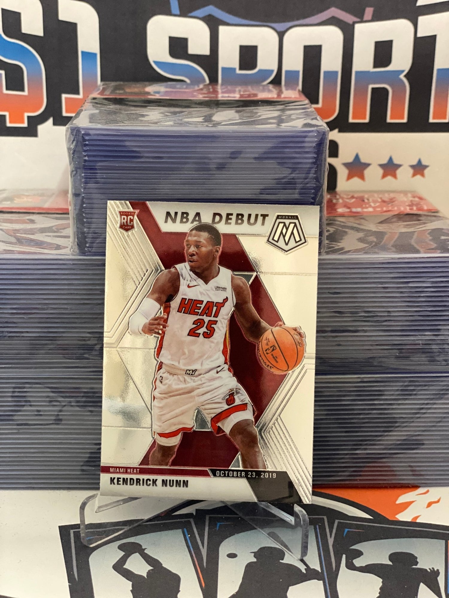 2019 Panini Mosaic (NBA Debut) Kendrick Nunn Rookie #268