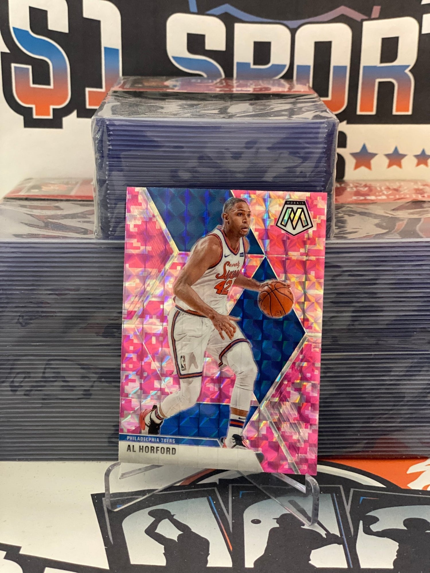 2019 Panini Mosaic (Pink Camo Prizm) Al Horford #179