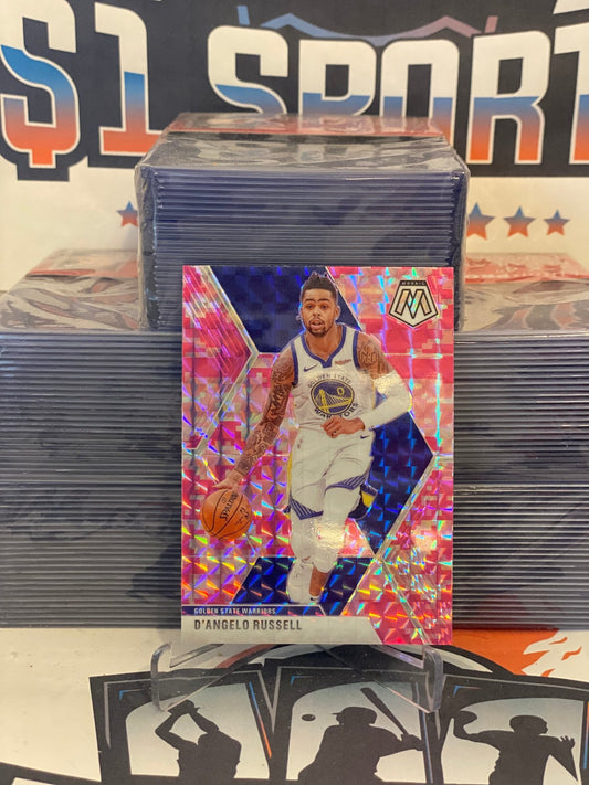 2019 Panini Mosaic (Pink Camo Prizm) D'Angelo Russell #90