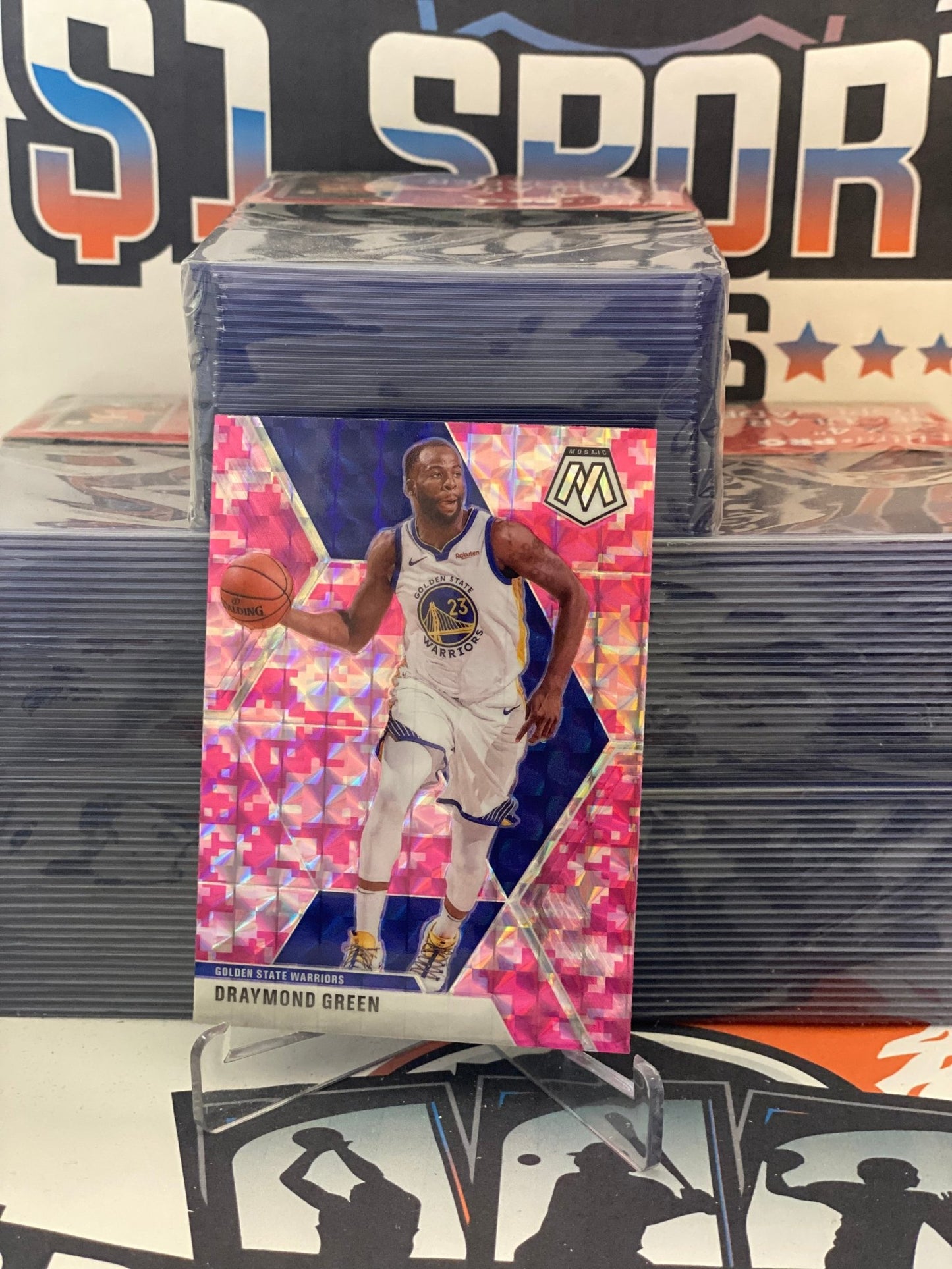 2019 Panini Mosaic (Pink Camo Prizm) Draymond Green #100