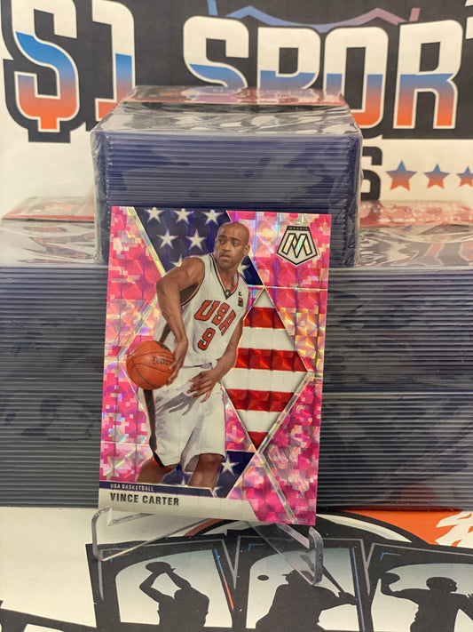 2019 Panini Mosaic (Pink Camo Prizm, USAB) Vince Carter #258