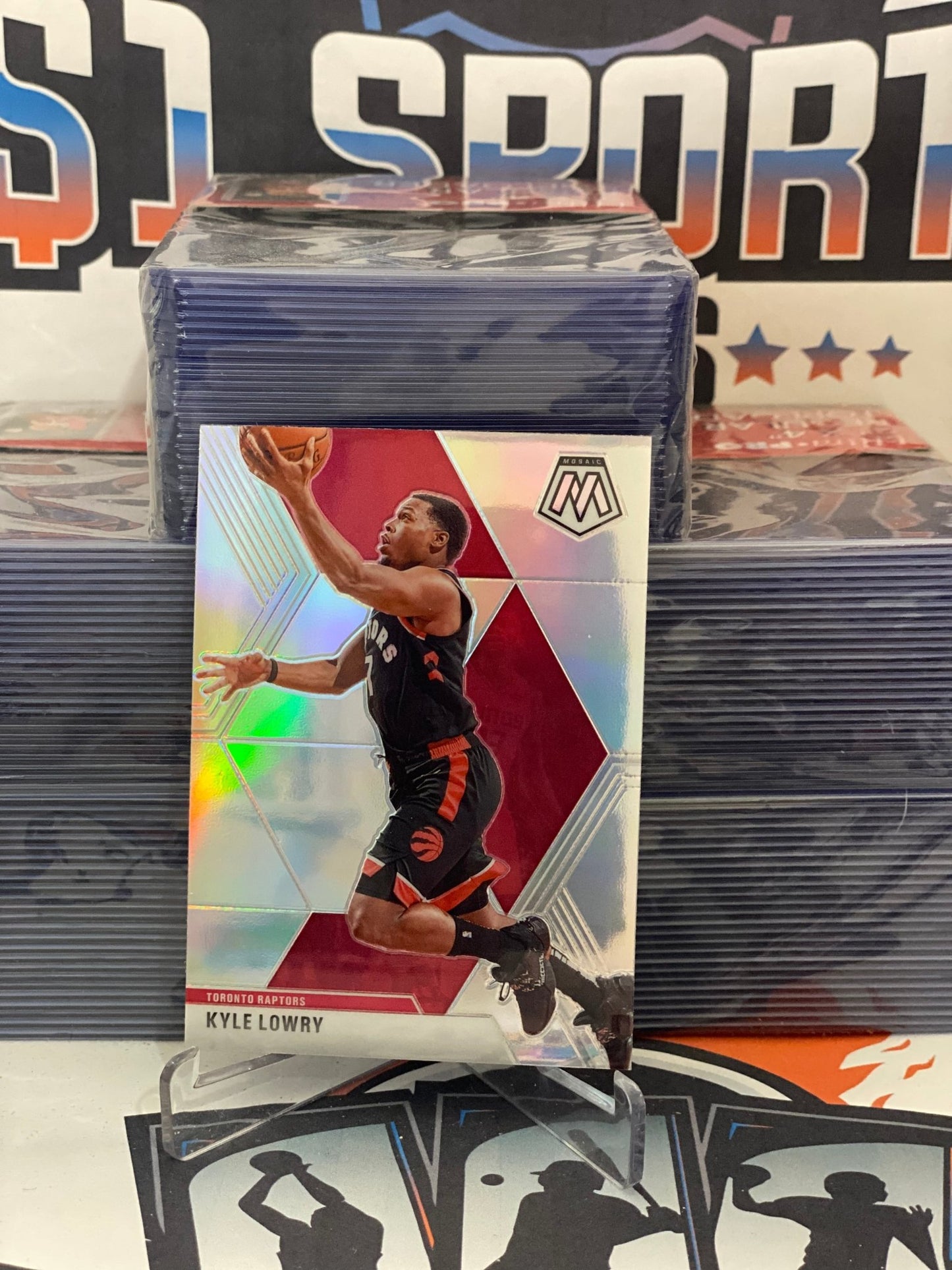 2019 Panini Mosaic (Silver Prizm) Kyle Lowry #29