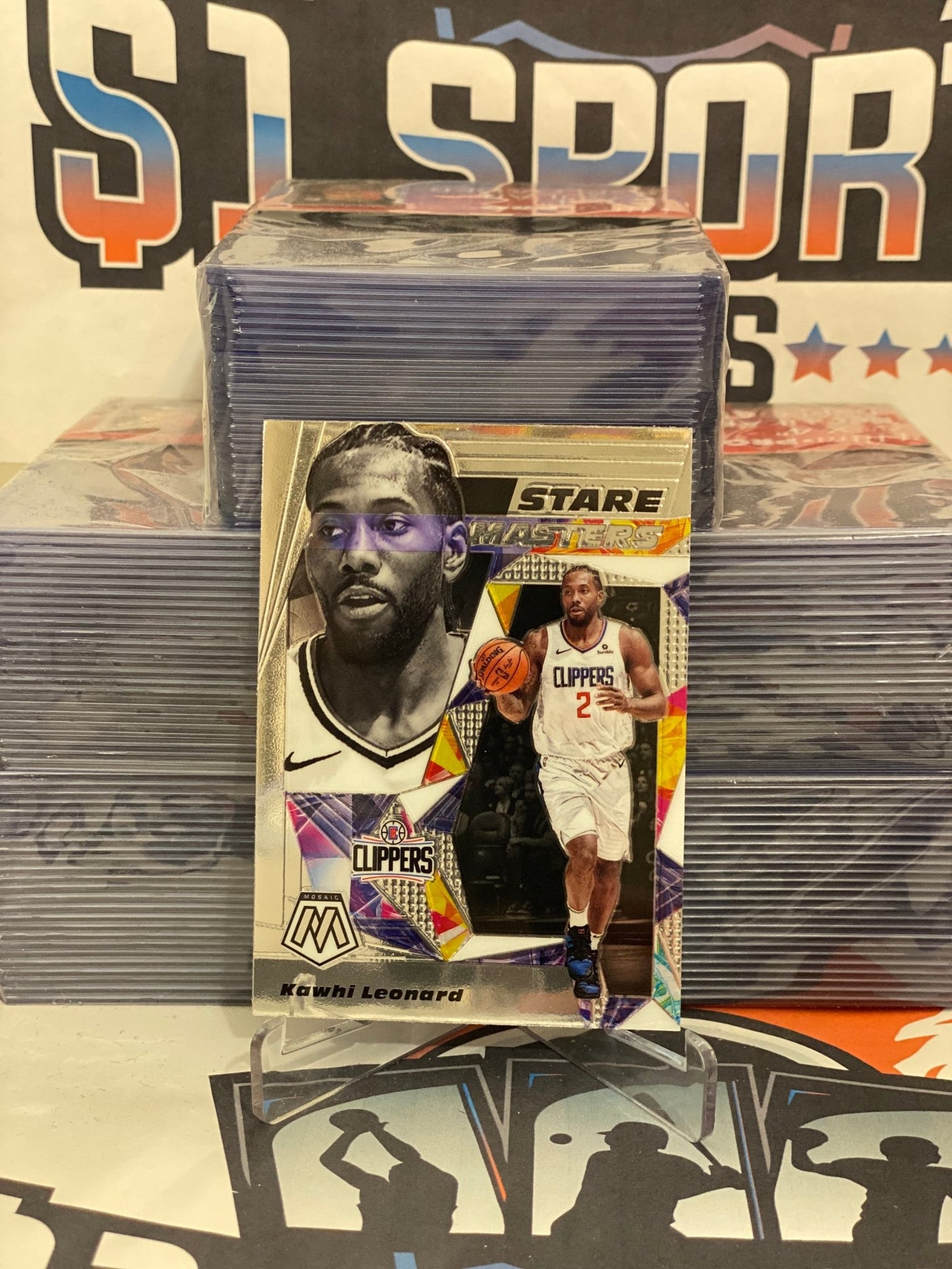 2019 Panini Mosaic (Stare Masters) Kawhi Leonard #21