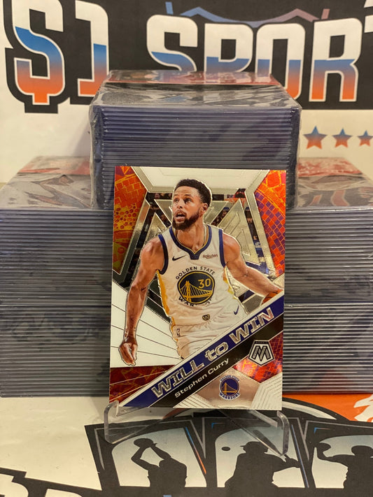2019 Panini Mosaic (Will to Win) Stephen Curry #14