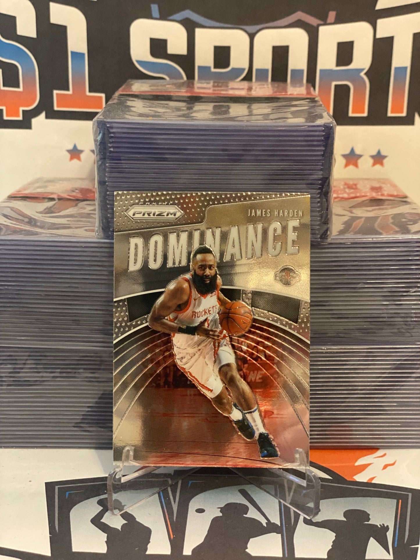 2019 Panini Prizm (Dominance) James Harden #12