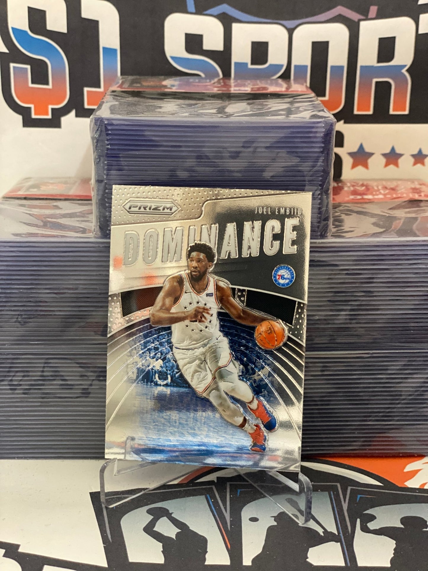 2019 Panini Prizm (Dominance) Joel Embiid #14