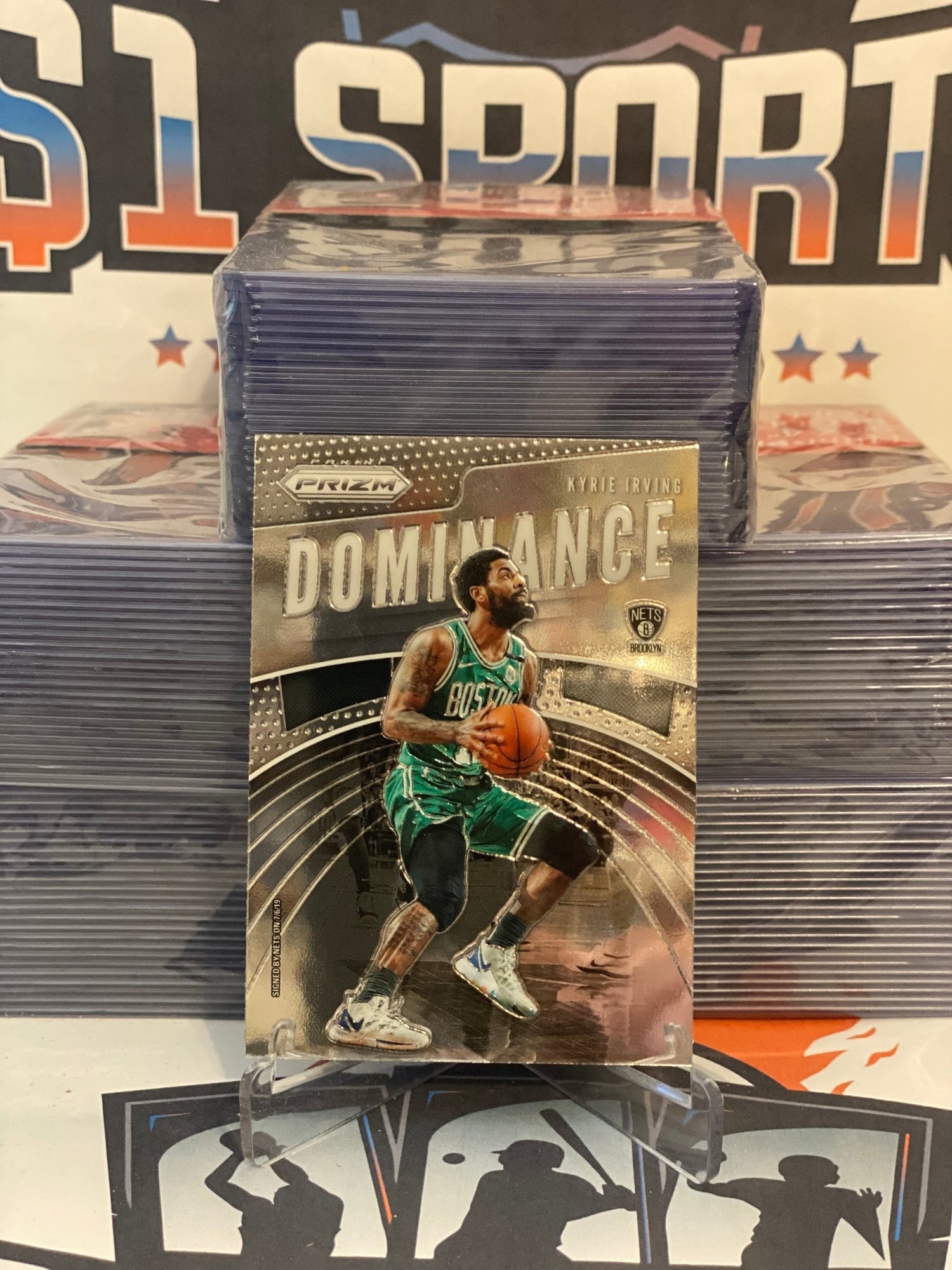 2019 Panini Prizm (Dominance) Kyrie Irving #19