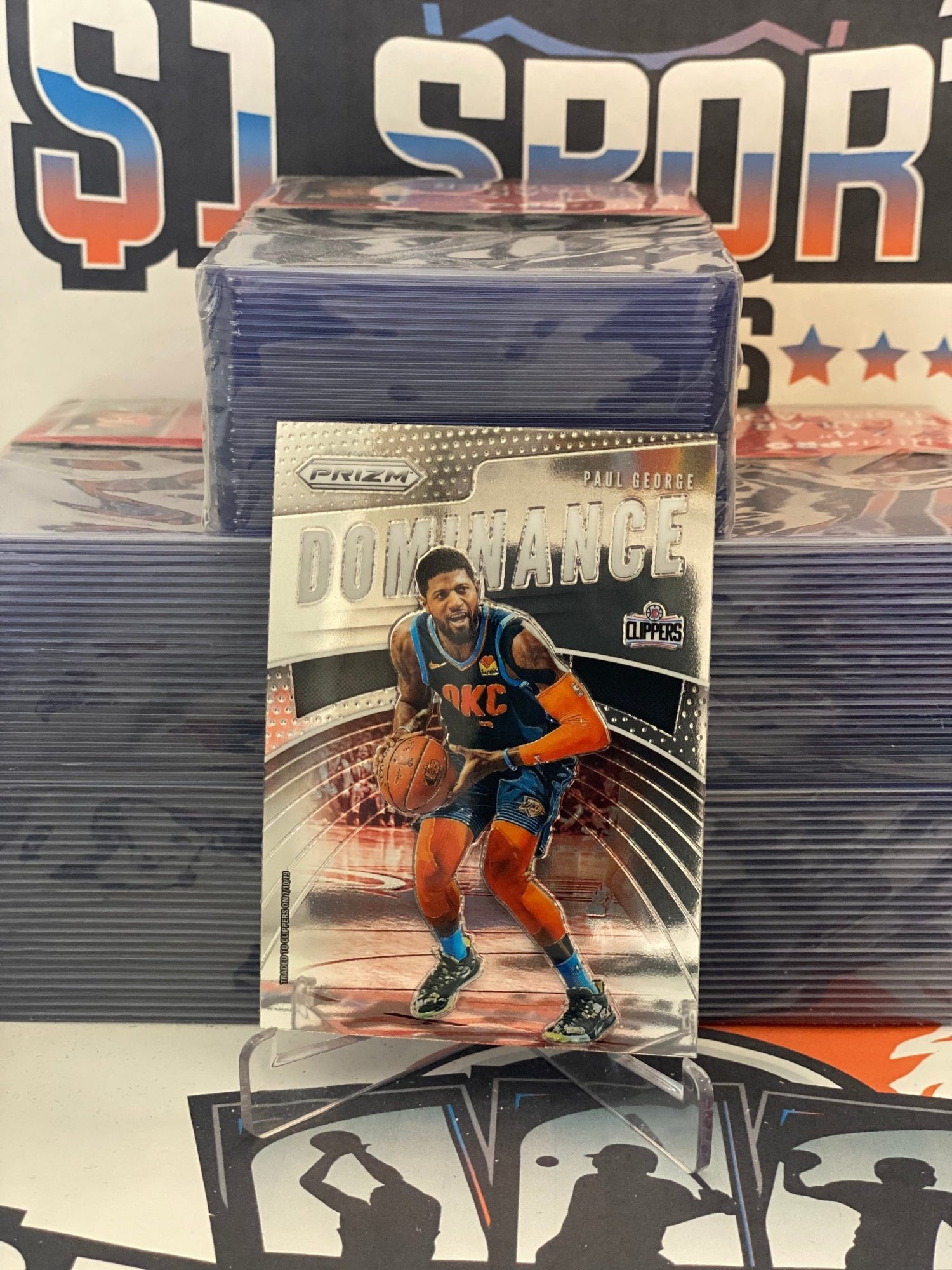 2019 Panini Prizm (Dominance) Paul George #22