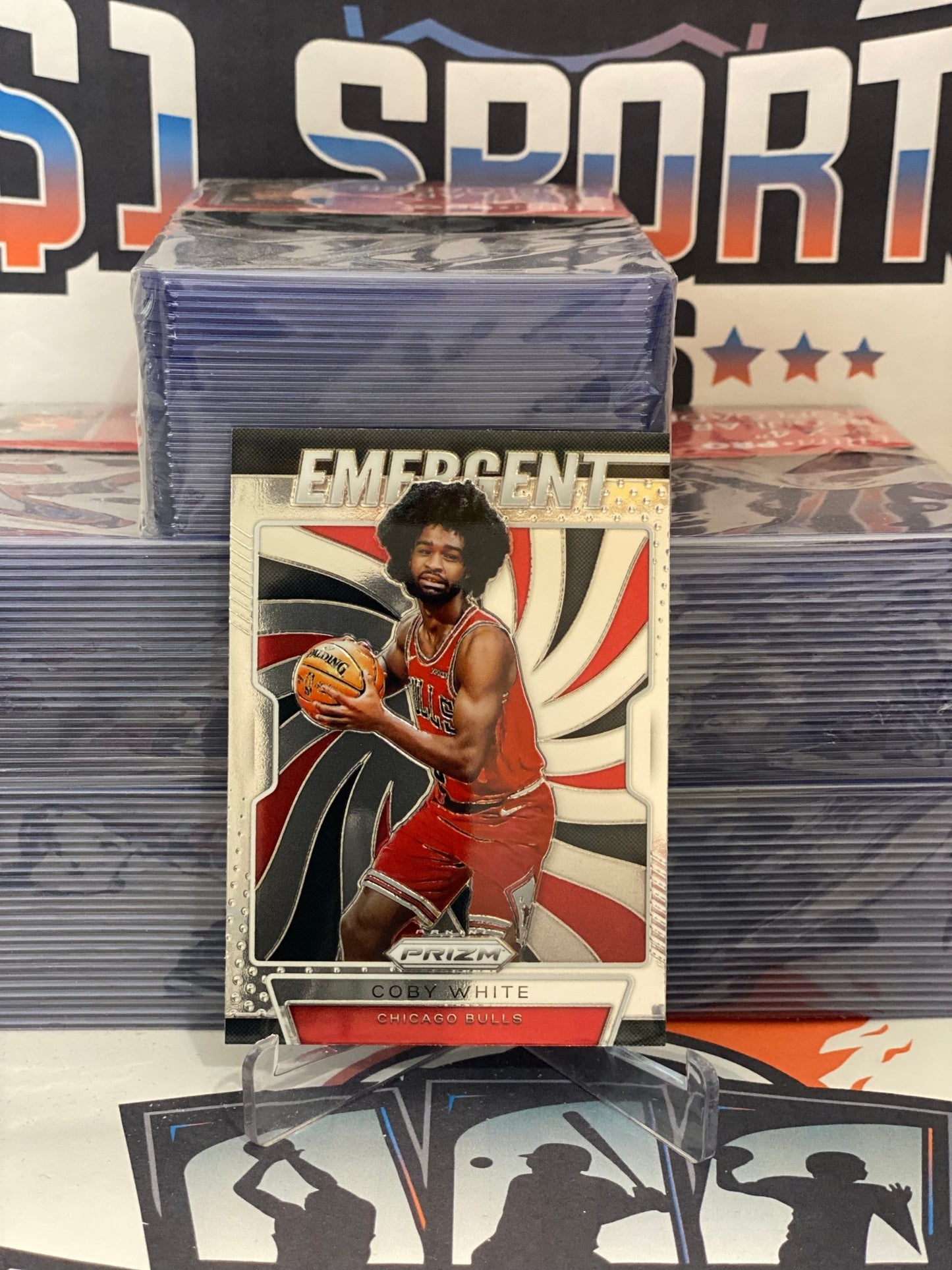 2019 Panini Prizm (Emergent) Coby White Rookie #1