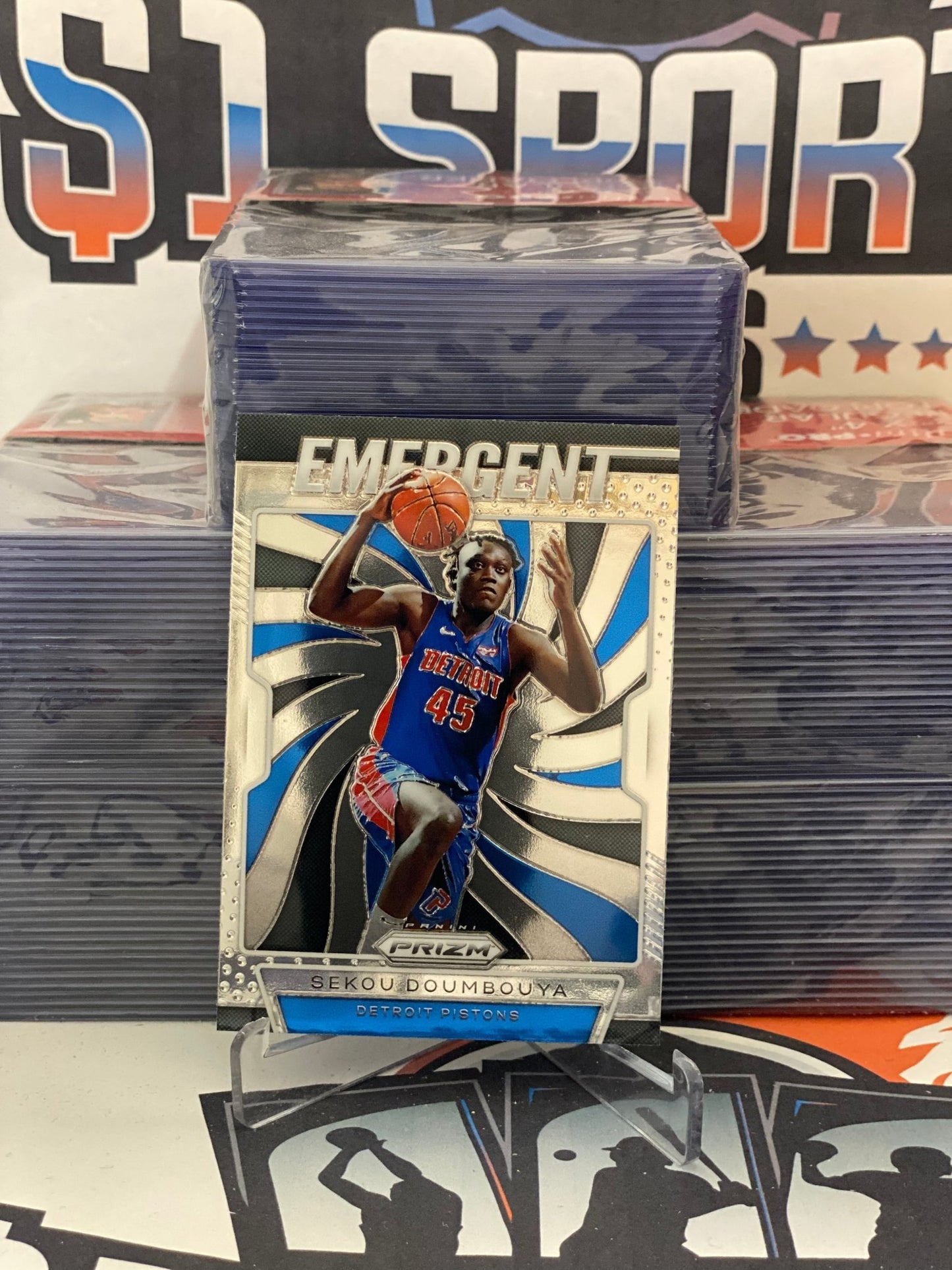 2019 Panini Prizm (Emergent) Sekou Doumbouya Rookie #25