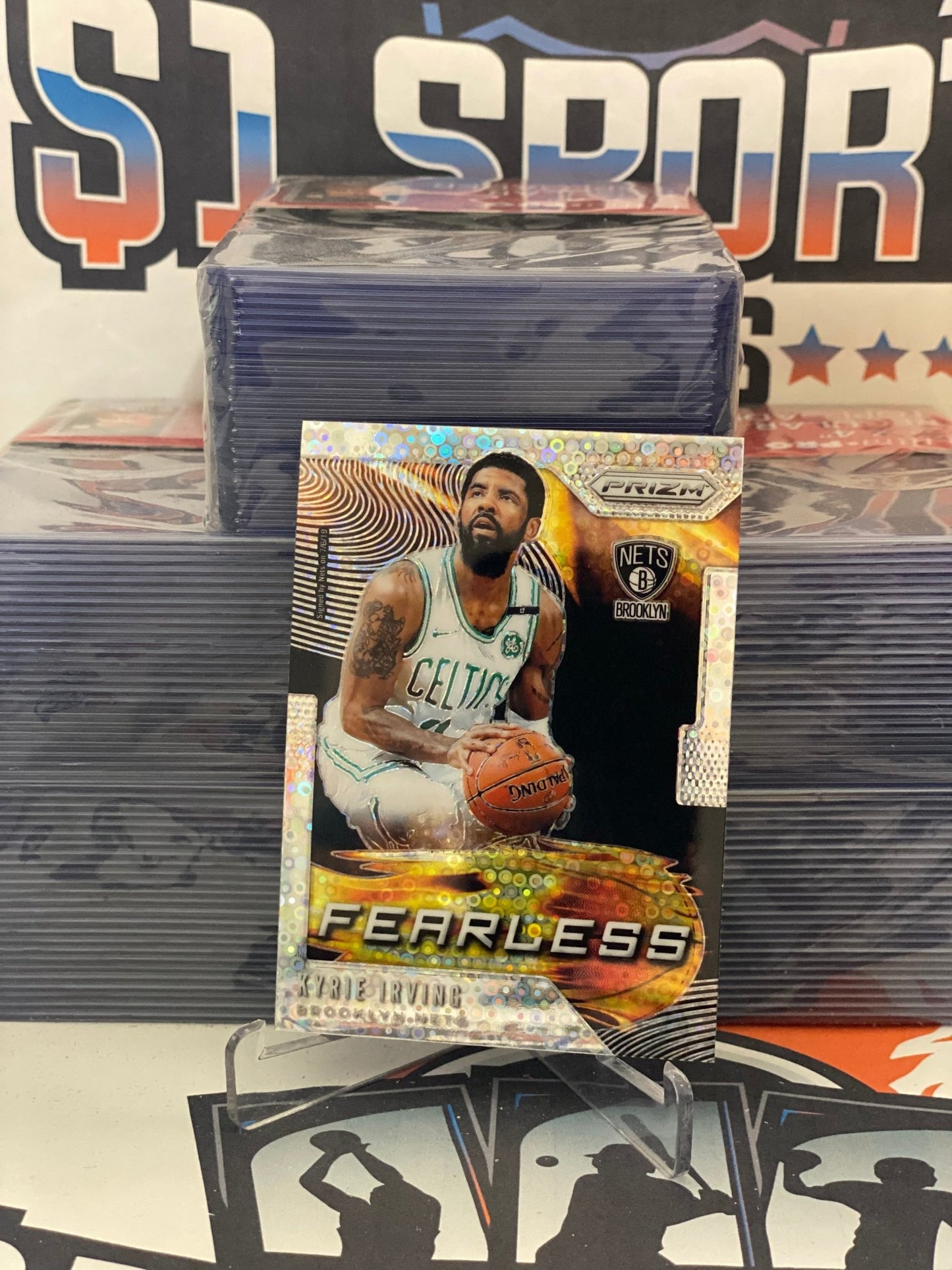 2019 Panini Prizm (Fast Break Prizm, Fearless) Kyrie Irving #1