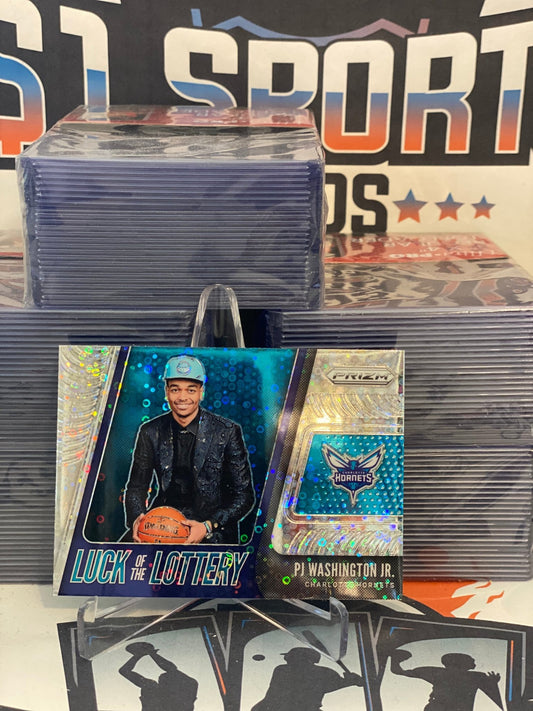 2019 Panini Prizm (Fast Break Prizm, Luck of the Lottery) P.J. Washington Jr. Rookie #12