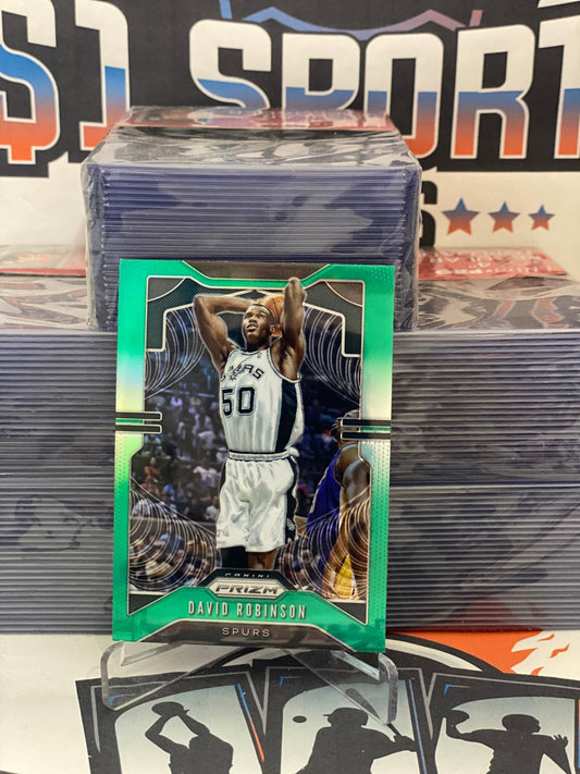 2019 Panini Prizm (Green Prizm) David Robinson #9