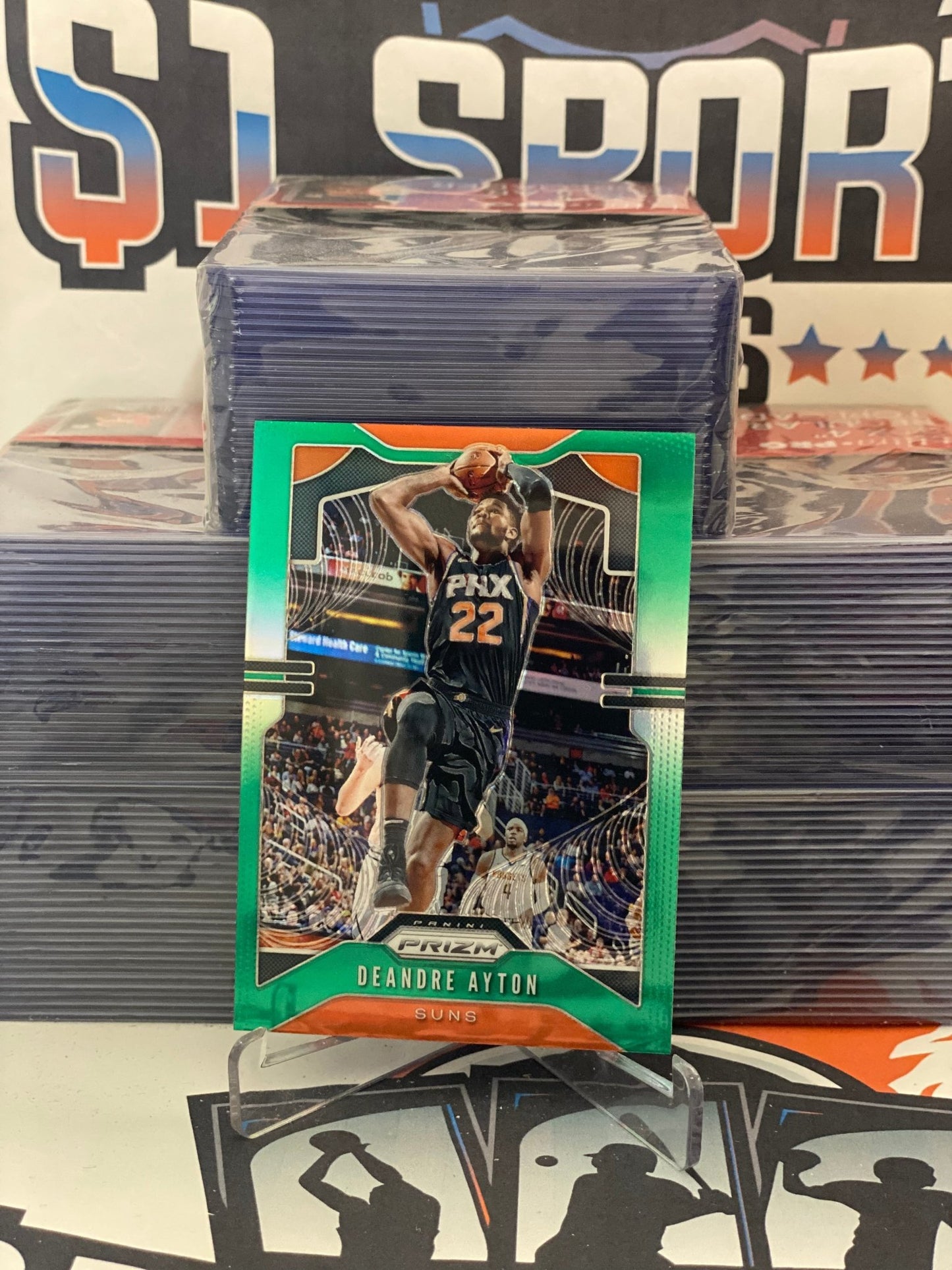 2019 Panini Prizm (Green Prizm) DeAndre Ayton #71