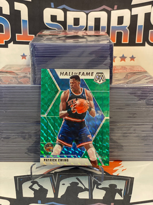 2019 Panini Prizm (Green Prizm, Hall of Fame) Patrick Ewing #289