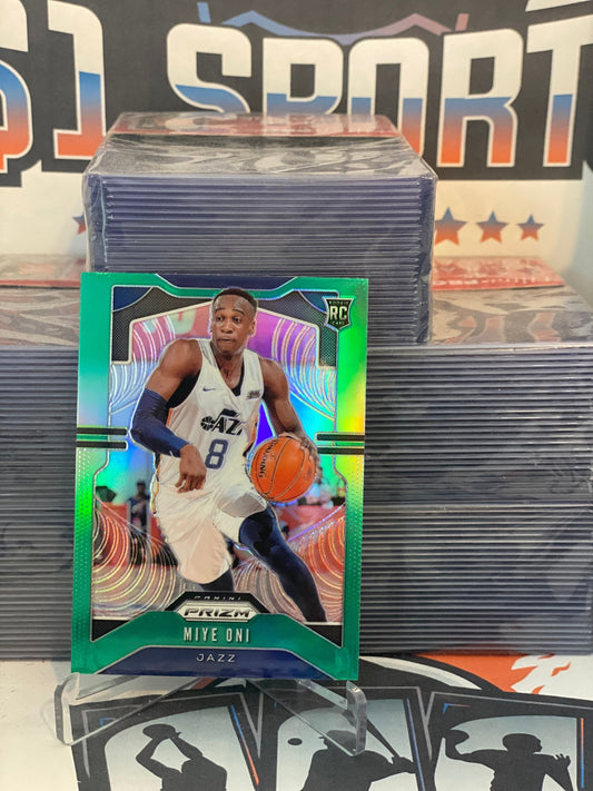 2019 Panini Prizm (Green Prizm) Miye Oni Rookie #300