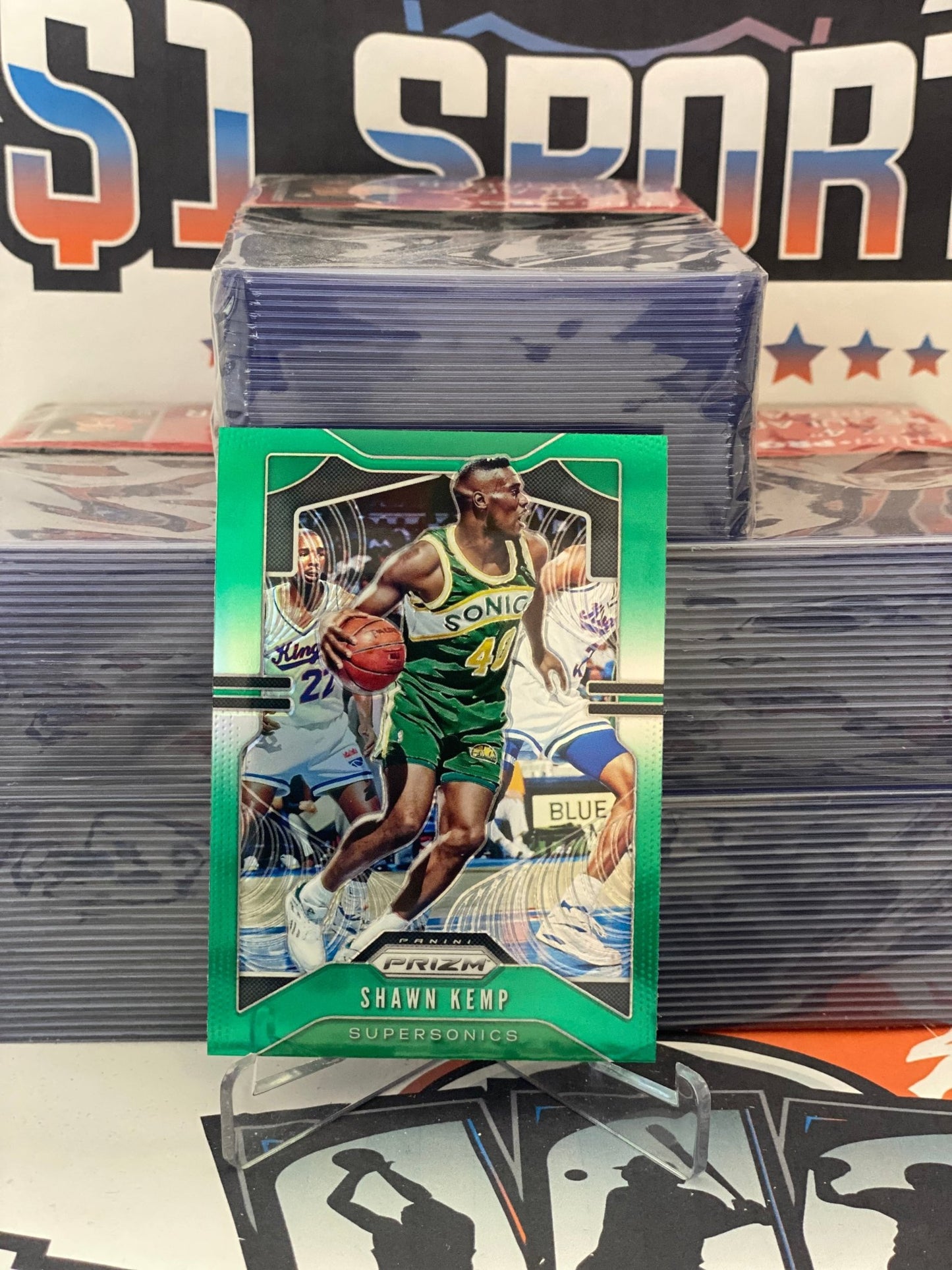 2019 Panini Prizm (Green Prizm) Shawn Kemp #14