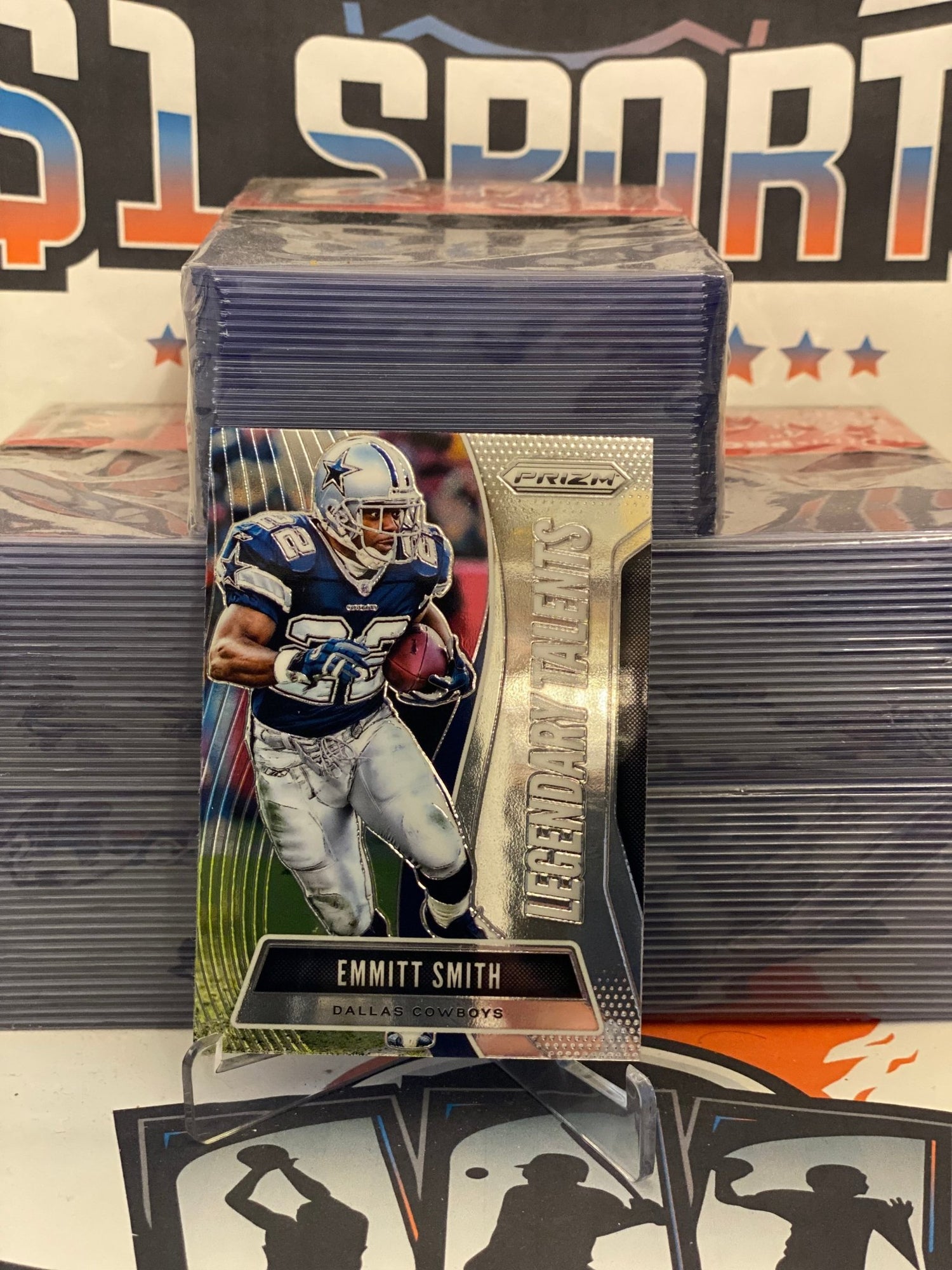 2019 Panini Prizm (Legendary Talents) Emmitt Smith #LT-ES