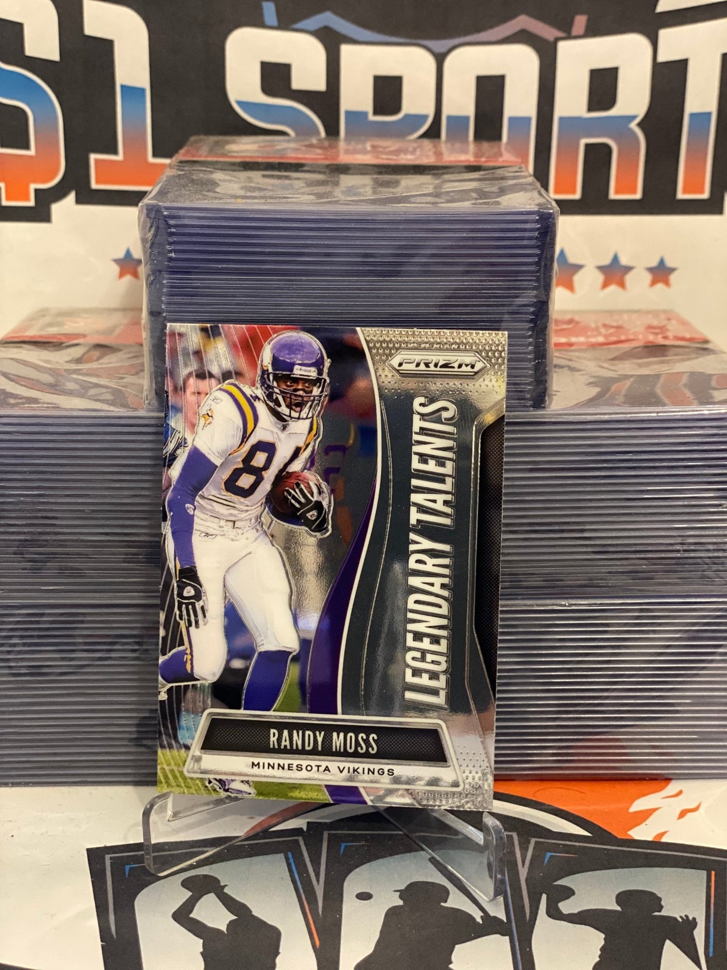 2019 Panini Prizm (Legendary Talents) Randy Moss #LT-RM