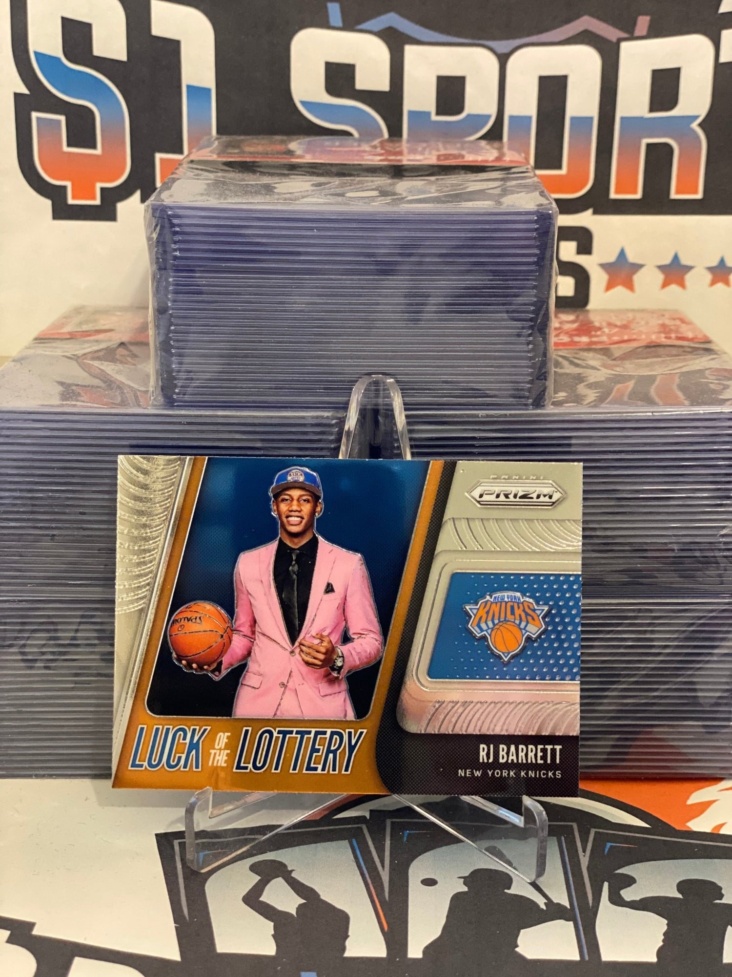 2019 Panini Prizm (Luck of the Lottery) RJ Barrett Rookie #3