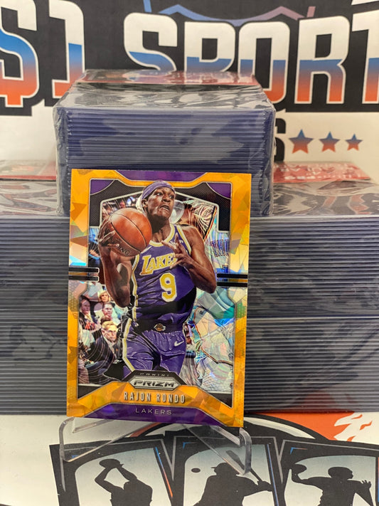 2019 Panini Prizm (Orange Ice Prizm) Rajon Rondo #223