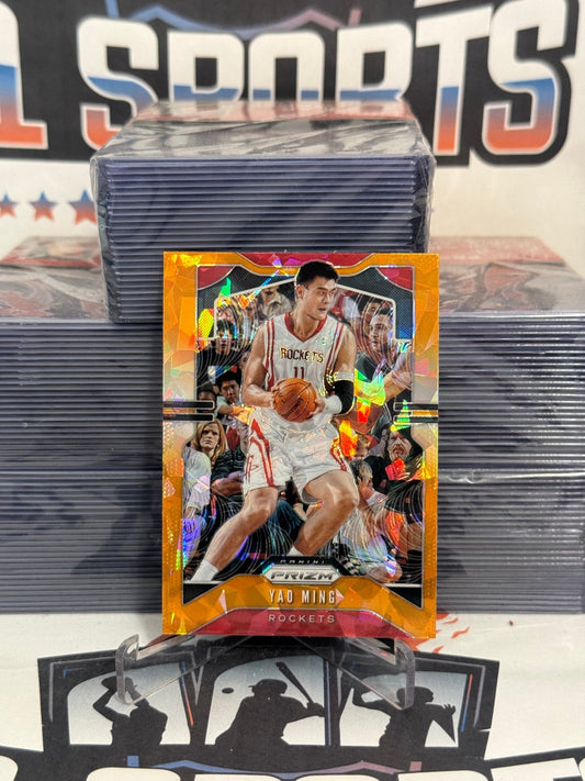 2019 Panini Prizm (Orange Ice Prizm) Yao Ming #7