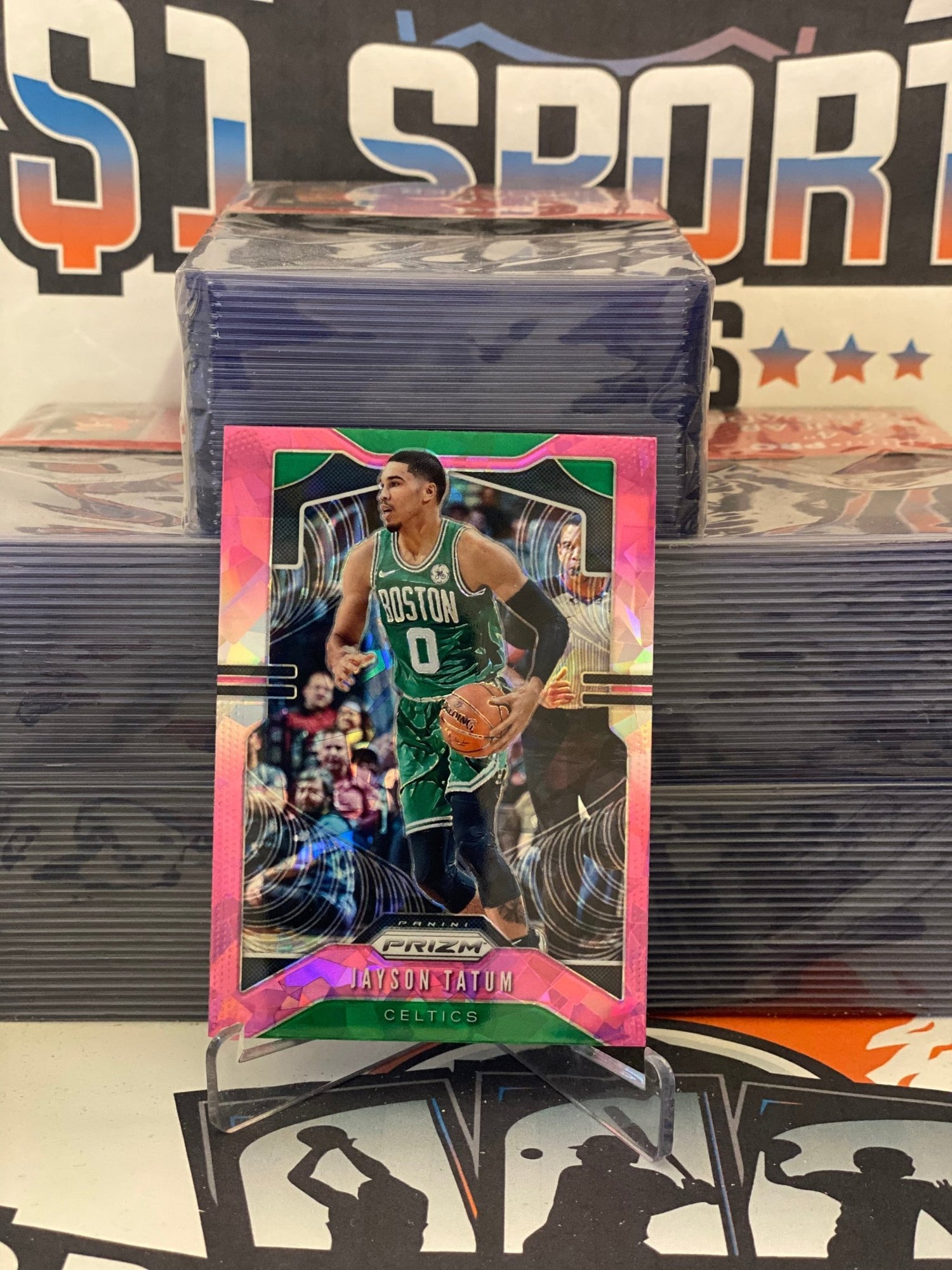 2019 Panini Prizm (Pink Ice Prizm) Jayson Tatum #39
