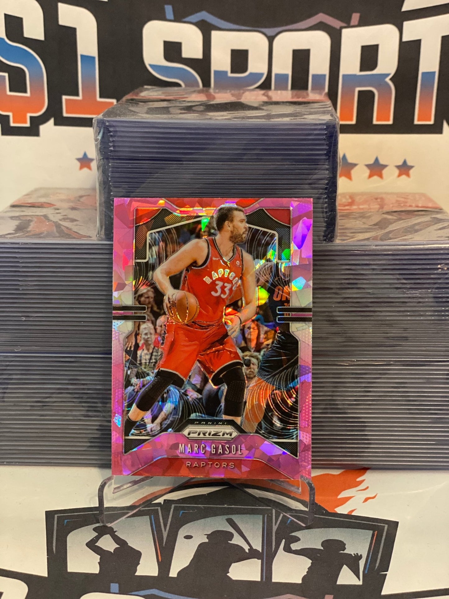 2019 Panini Prizm (Pink Ice Prizm) Marc Gasol #153