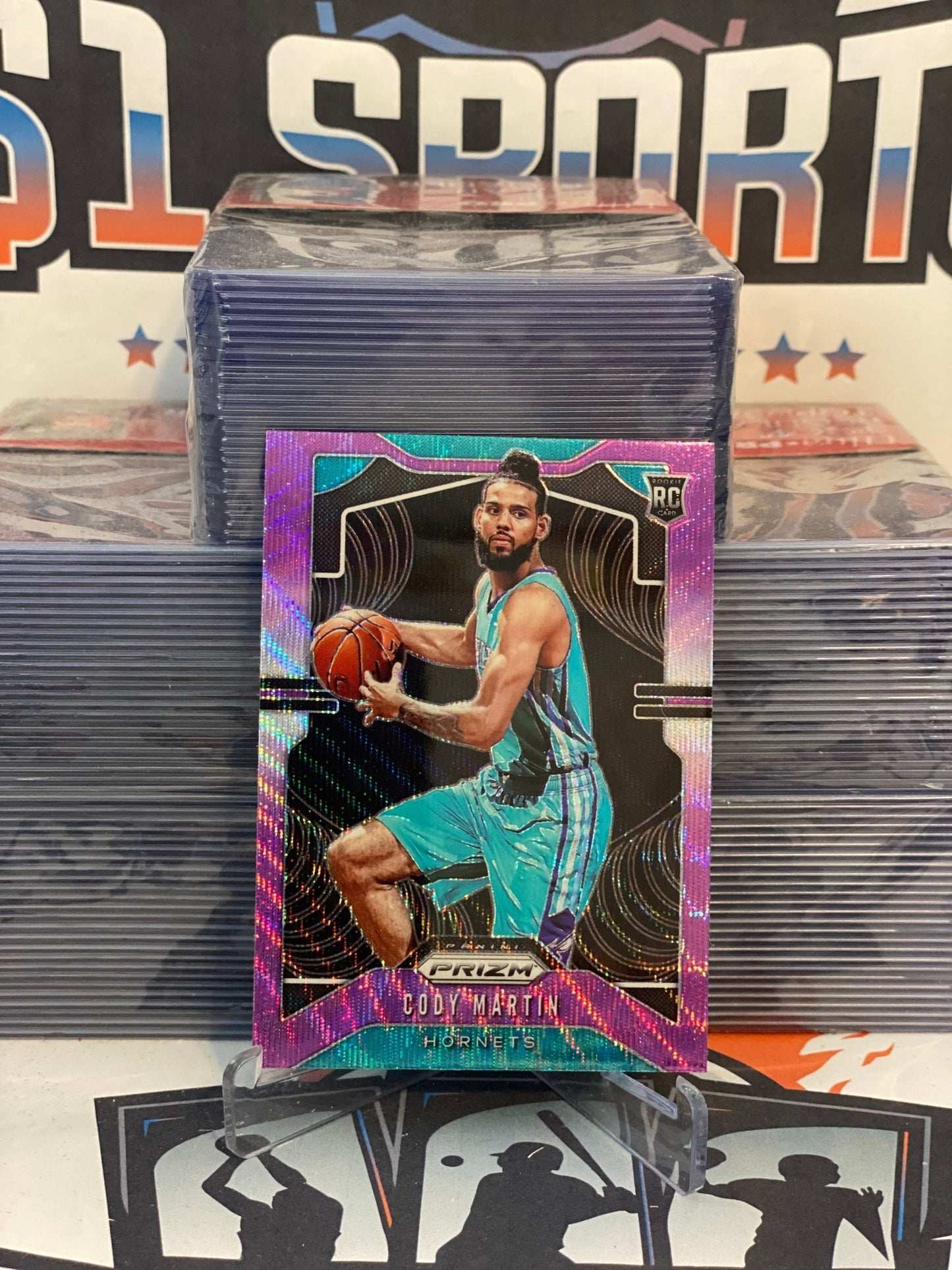 2019 Panini Prizm (Purple Wave Prizm) Cody Martin Rookie #278