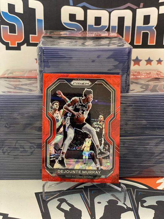 2019 Panini Prizm (Red Ice Prizm) Dejounte Murray #153
