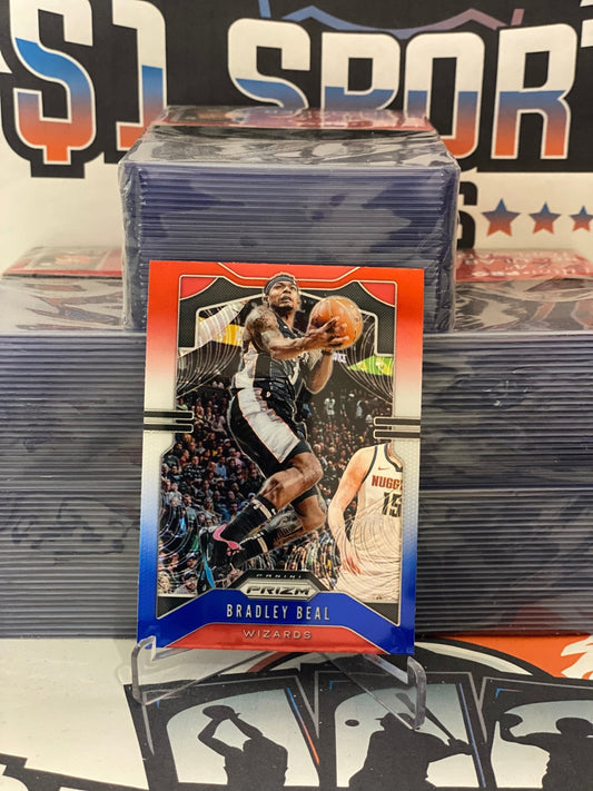 2019 Panini Prizm (Red White Blue Prizm) Bradley Beal #189