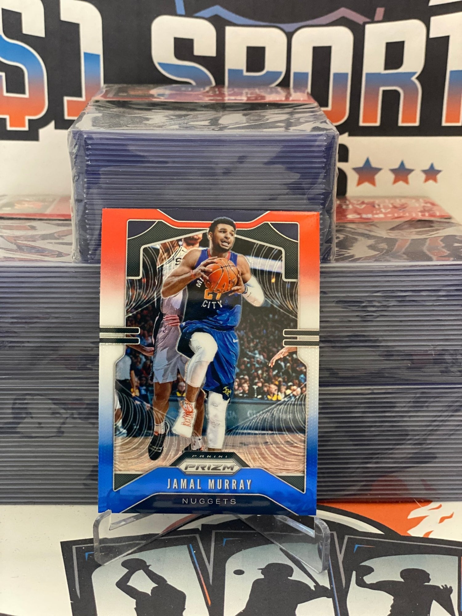 2019 Panini Prizm (Red White Blue Prizm) Jamal Murray #83